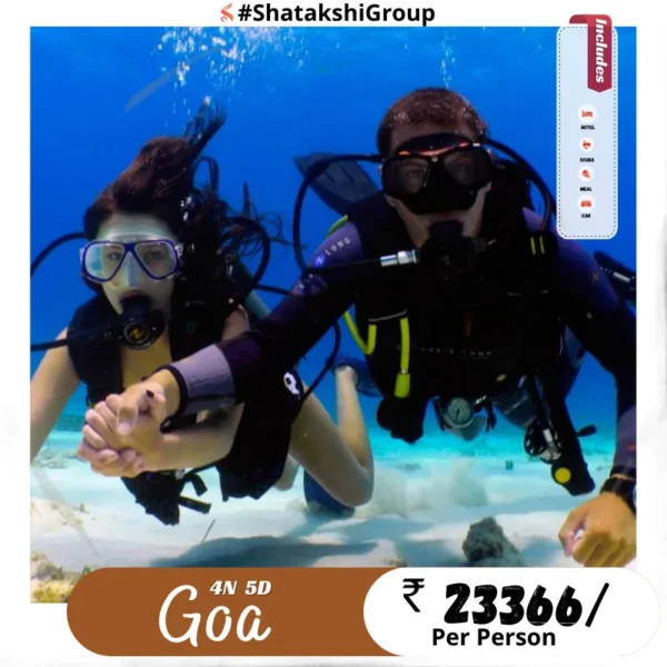 Goa Honeymoon couple scuba dive