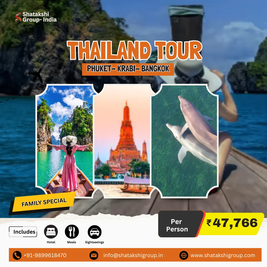 Phuket Krabi bangkok tour package